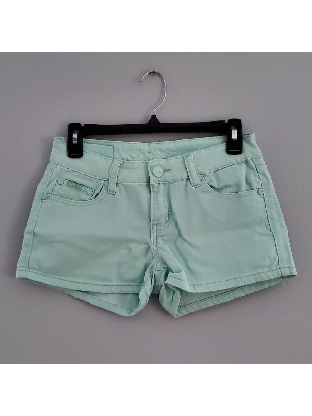 Geso Jeans Green Jean Shorts 5 Junior